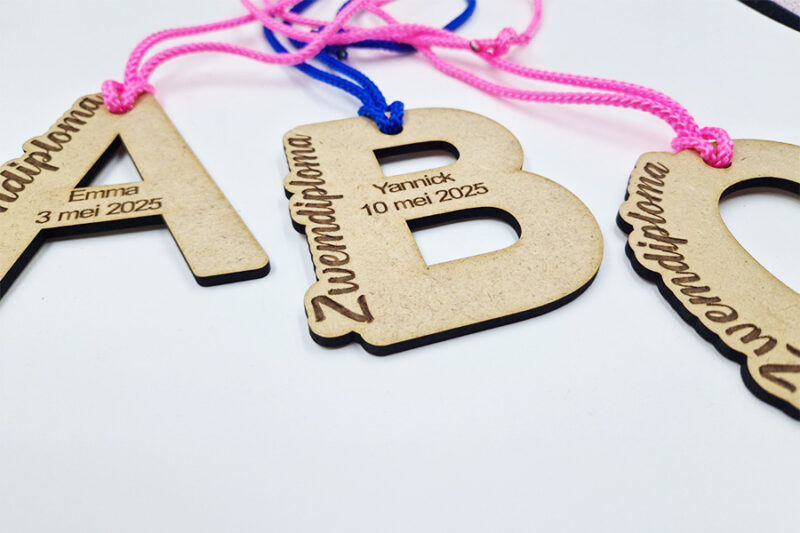 ZWEMDIPLOMA A, B OF C MEDAILLE - Afbeelding 2
