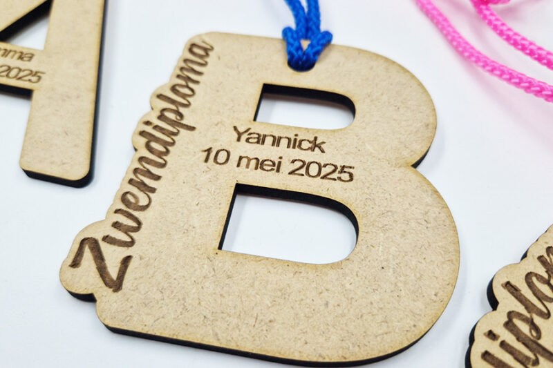 ZWEMDIPLOMA A, B OF C MEDAILLE - Afbeelding 3