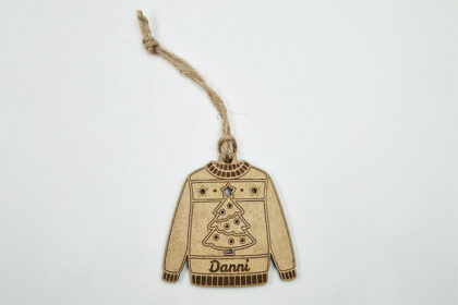 KERSTBAL FOUTE KERSTTRUI KERSTBOOM MET NAAM