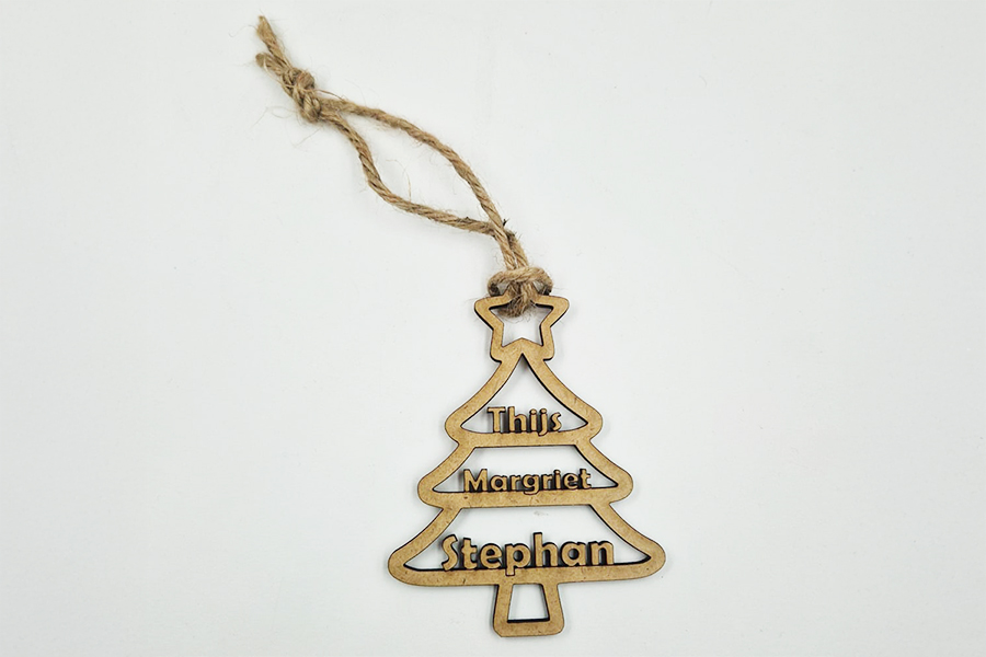 KERSTBOOM MET NAMEN - Afbeelding 3